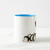Tasse 2 Couleurs Reine de pingouin (Centre)