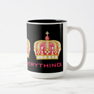 Tasse 2 Couleurs Reine de tout !