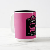 Tasse 2 Couleurs Reine Du Camping (Devant gauche)