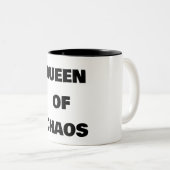 TASSE 2 COULEURS REINE DU CHAOS (Devant droit)