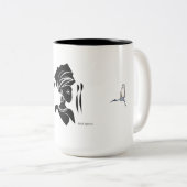 Tasse 2 Couleurs Reine noire Lyn (Devant droit)
