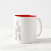 Tasse 2 Couleurs Reine+Roi (Devant droit)