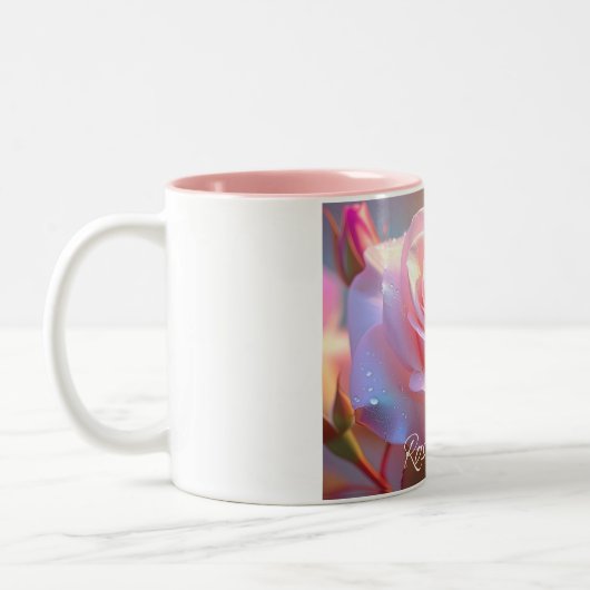 Tasse 2 Couleurs Reine rose (édition iridescente) (Gauche)