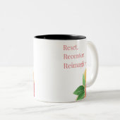 Tasse 2 Couleurs Réinitialisation estivale (Devant droit)
