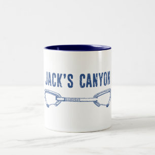 Tasse 2 Couleurs Relais rapide d'escalade de Jack's Canyon Arizona