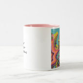 Tasse 2 Couleurs "Release" Original abstrait (Centre)