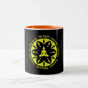 Tasse 2 Couleurs Religion bouddhiste de Samara en six sauts