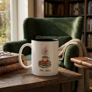 Tasse 2 Couleurs Remerciement personnalisé pour l'enseignant