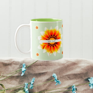 Tasse 2 Couleurs Remerciement Personnalisé pour l'Enseignant Fin d'