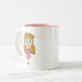 Tasse 2 Couleurs remonter chibi (Devant gauche)