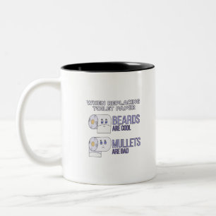 Tasse 2 Couleurs Remplacement des Humours de papier de toilette et