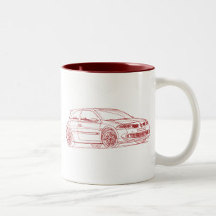 Tasse 2 Couleurs Ren Megane R26 2009