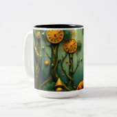Tasse 2 Couleurs Renard dans la forêt de Clockwork (Devant gauche)