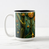 Tasse 2 Couleurs Renard dans la forêt de Clockwork (Gauche)