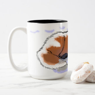 Tasse 2 Couleurs Renard endormi dans la neige