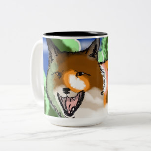 Tasse 2 Couleurs Renard Image à nouveau
