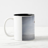 Tasse 2 Couleurs Renard rouge en hiver (Gauche)