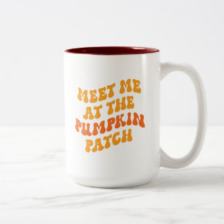 Tasse 2 Couleurs Rencontrez-Moi Au Patch Citrouille