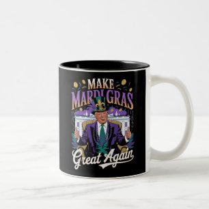Tasse 2 Couleurs Rendre à Mardi Gras sa grandeur Art de fête