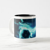 Tasse 2 Couleurs Rendu artistique des cellules cancéreuses (Devant gauche)