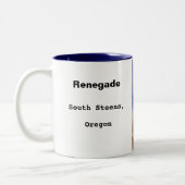 Tasse 2 Couleurs Renégat, étalon sauvage (Gauche)
