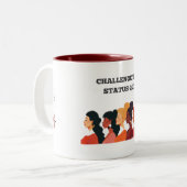 Tasse 2 Couleurs Renforcement de la résistance des femmes (Devant gauche)
