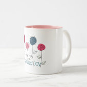 Tasse 2 Couleurs Répandre la joie (Devant droit)