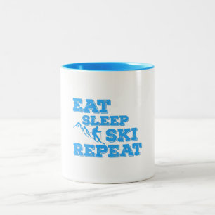 Tasse 2 Couleurs Répéter le ski du sommeil