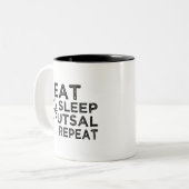 Tasse 2 Couleurs Répéter l'opération de sommeil (Devant gauche)