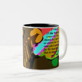 Tasse 2 Couleurs Réponse de Jésus (Devant droit)