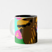 Tasse 2 Couleurs Réponse de Jésus (Devant gauche)