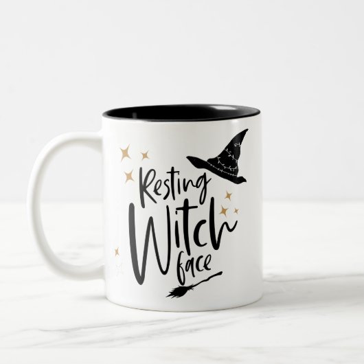 Tasse 2 Couleurs Repose du visage de la sorcière (Gauche)