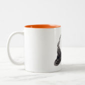 Tasse 2 Couleurs Repose du visage de la sorcière | Bonne Halloween  (Gauche)