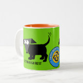 Tasse 2 Couleurs Repose-Toi Assez. Les conseils de Rego Berto pour (Devant gauche)