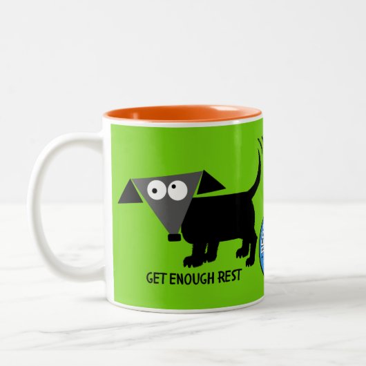 Tasse 2 Couleurs Repose-Toi Assez. Les conseils de Rego Berto pour (Gauche)