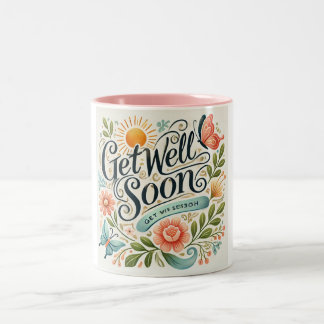 Tasse 2 Couleurs Repose-toi. Guérir. Recommencer. - Redressement du