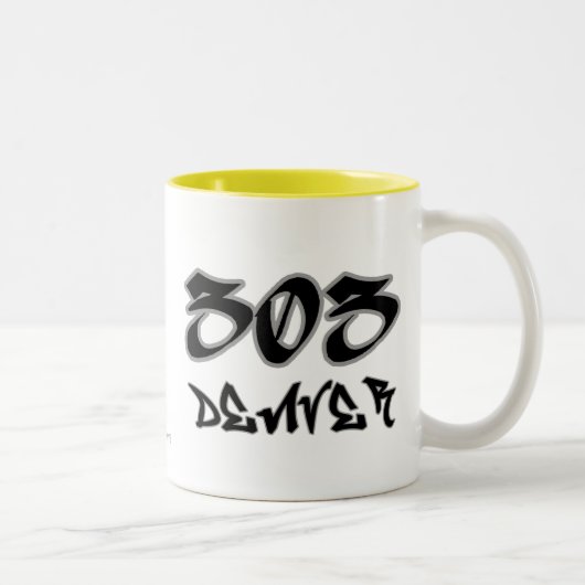 Tasse 2 Couleurs Représentant Denver (303) (Droit)