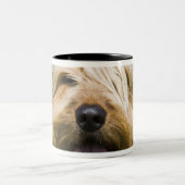 Tasse 2 Couleurs représentation de la langue, longs cheveux, (Centre)