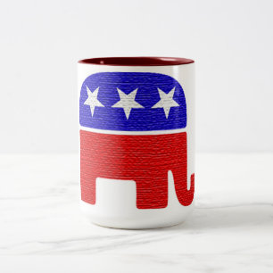 TASSE 2 COULEURS RÉPUBLICAIN