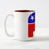 TASSE 2 COULEURS RÉPUBLICAIN (Gauche)