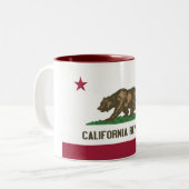 Tasse 2 Couleurs République de Californie (Devant gauche)