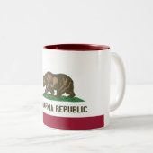 Tasse 2 Couleurs République de Californie (Devant droit)