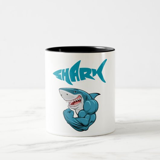 Tasse 2 Couleurs requin (Centre)