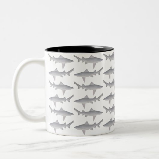 Tasse 2 Couleurs Requin à bec (Gauche)