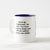 Tasse 2 Couleurs "Requin chevaleresque" par l'Allemand de Suzi (Devant gauche)