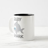 TASSE 2 COULEURS REQUIN DE BÉBÉ (Devant gauche)