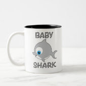 TASSE 2 COULEURS REQUIN DE BÉBÉ (Gauche)