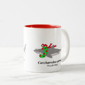 Tasse 2 Couleurs Requin de couronne (Devant droit)