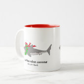 Tasse 2 Couleurs Requin de couronne (Devant gauche)