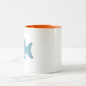 Tasse 2 Couleurs Requin de sourire (Centre)